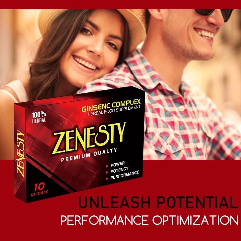 ZENESTY® - Enhance Your Performance - Extra Strength Performance Enhancing Pills, Stamina Endurance Booster Gold Supplement Pills for Men - 10 Ginseng Capsule