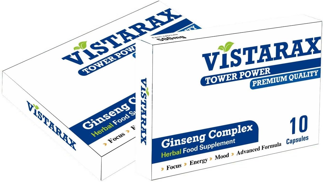 VISTARAX - Stronger and Longer for Confident Performer - Ultra Strong Performance Enhancing Pills, Stamina Endurance Booster Gold Supplement Pills for Men - 10 Ginseng Capsules