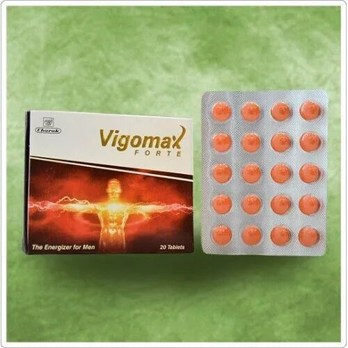 Charak Vigomax Forte Sex Enhancement Pills for Men Sex Stimulant 20 Tablets