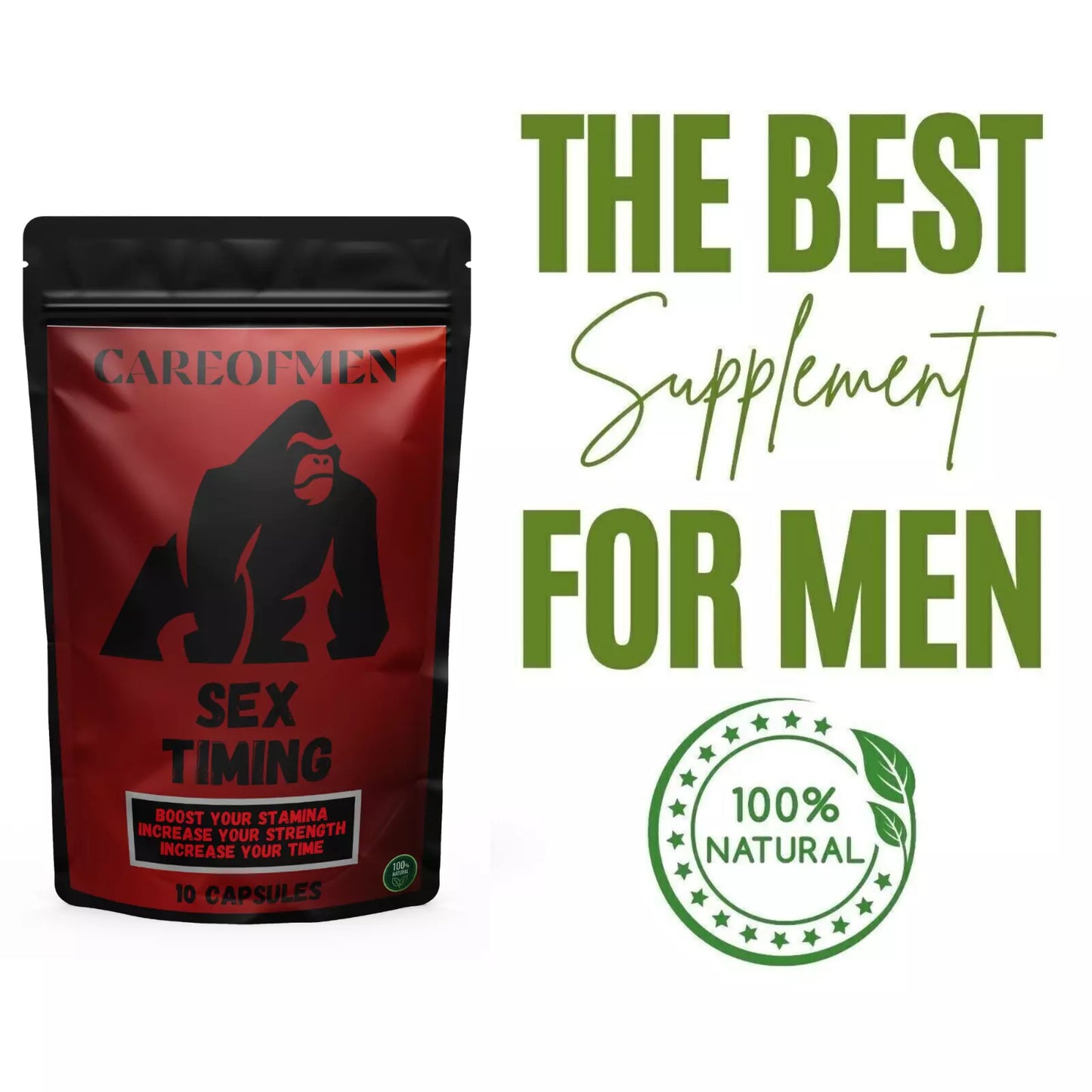 10 Male Enhancement, Sex Pills Drive Power Stamina Rock Hard Performance + FS