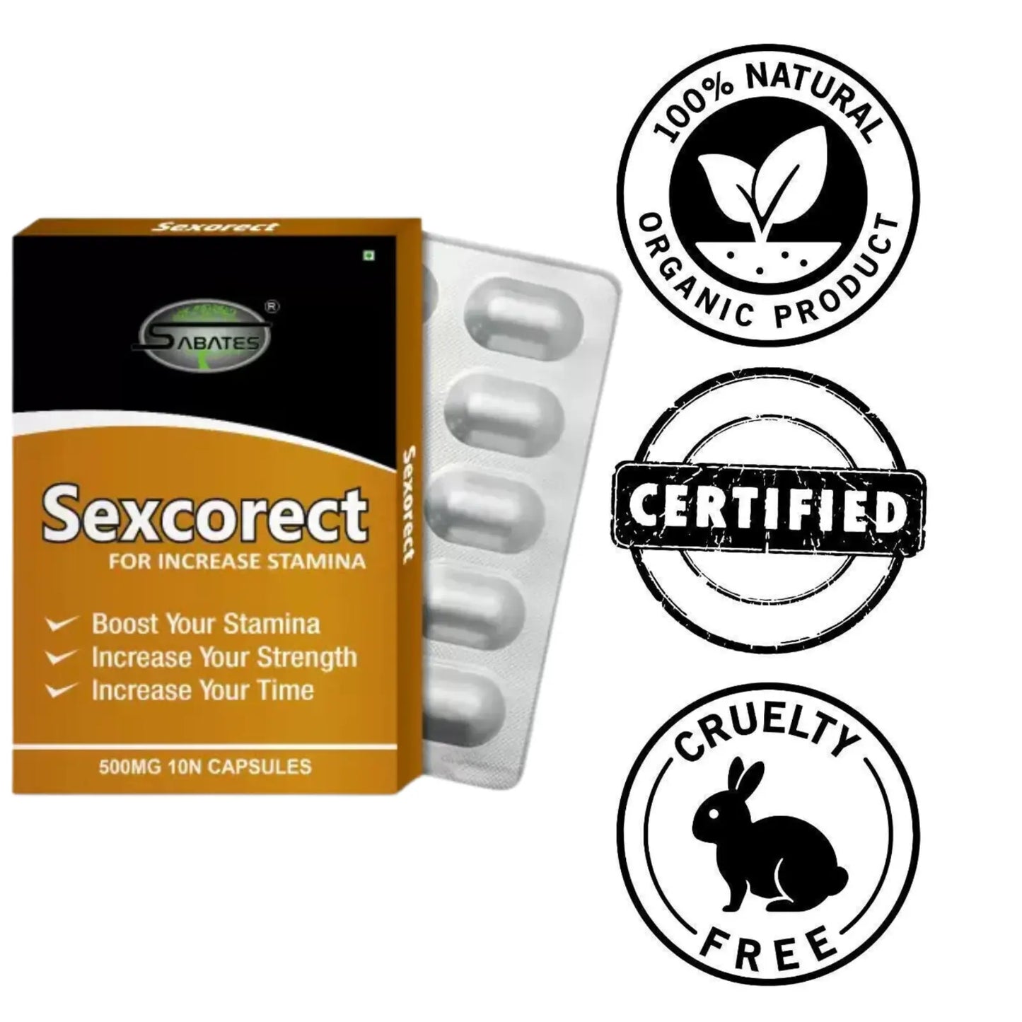 Herbal Sex Capsules for Sex Power Stay Hard Last Longer Delay Premature long