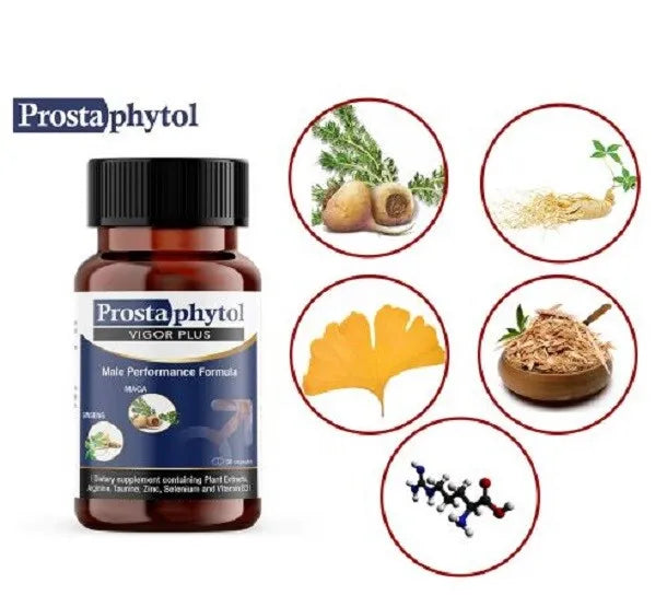 Prostaphytol VigorPlus Male Natural Performance Formula 30 caps For Male Potency