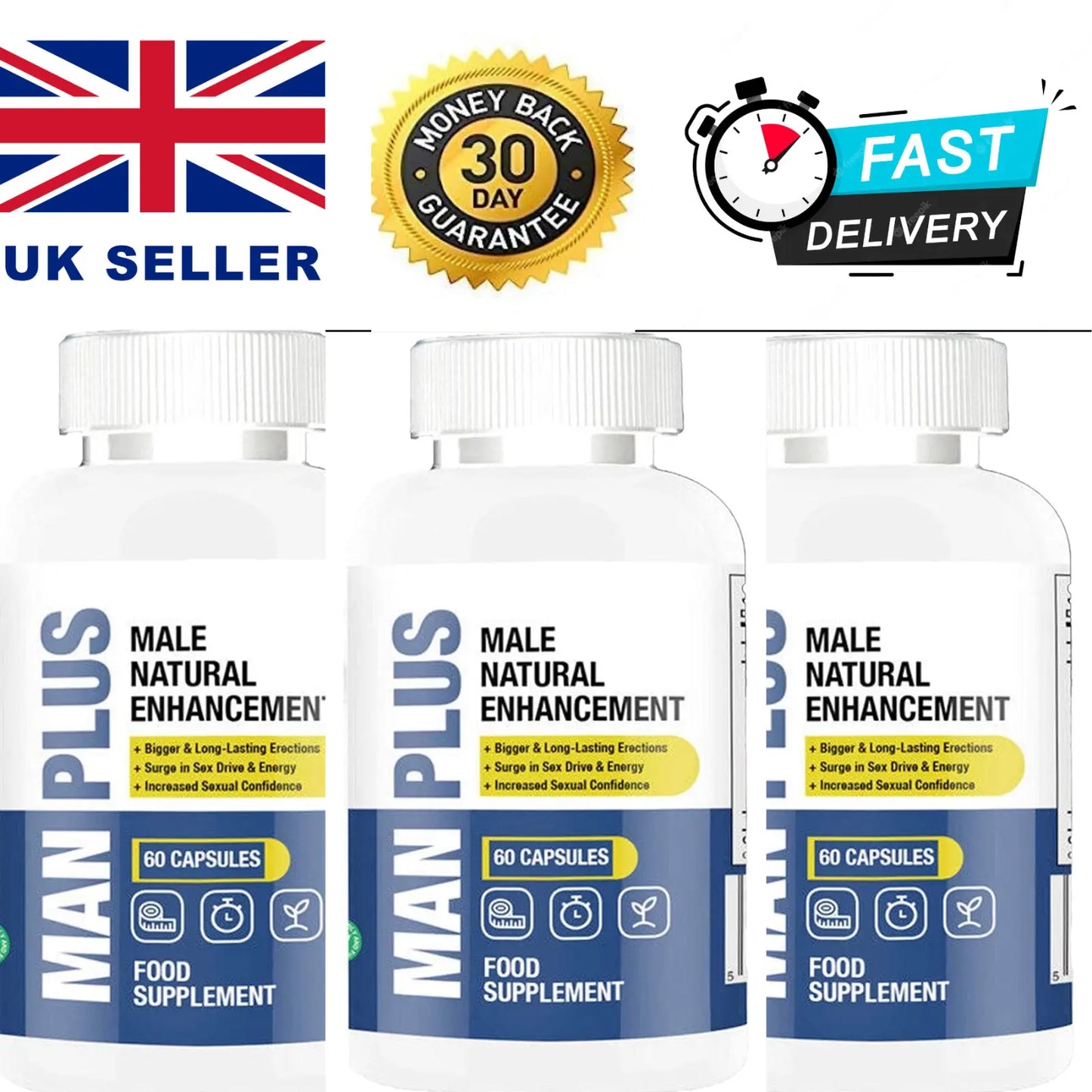 MAN PLUS Male Natural Enhancement (3X60 capsules)