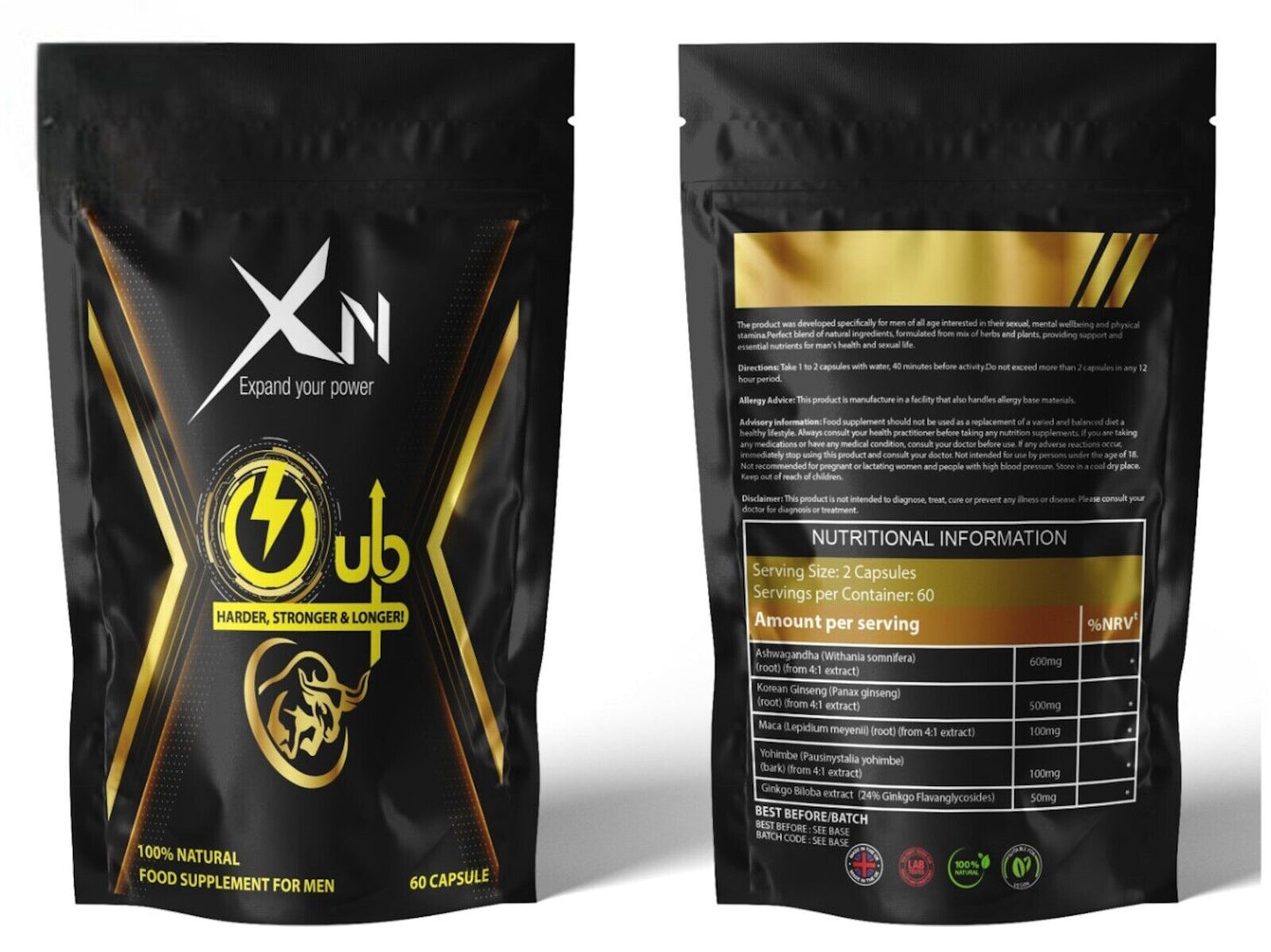 XN FORCE UP - Super Strong Hard Sexual Male enhancer for men capsules sex pills