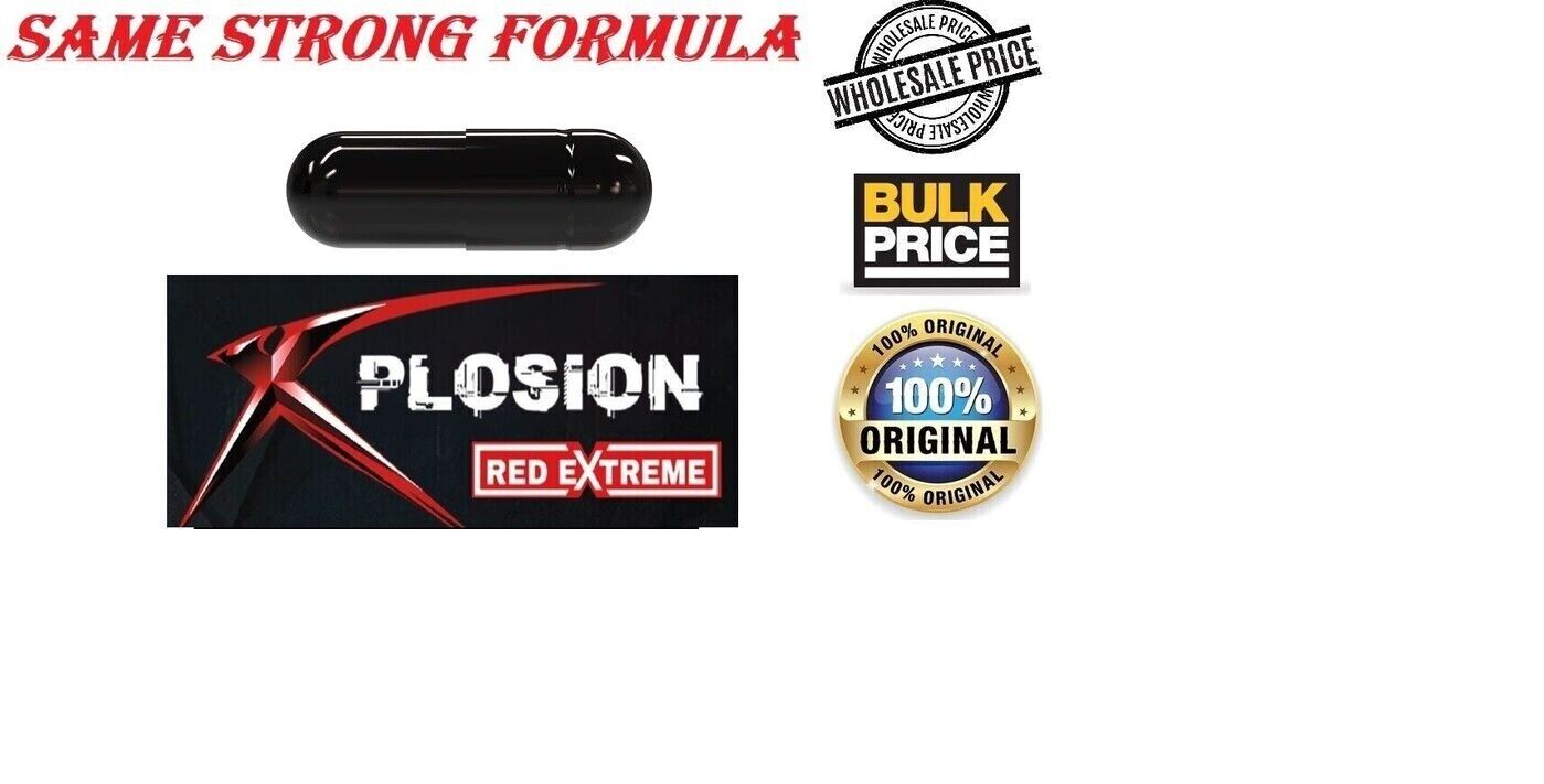 XPLOSION RED EXTREME - MALE ENHANCEMENT PILLS SUPPLEMENT 10 CAPS