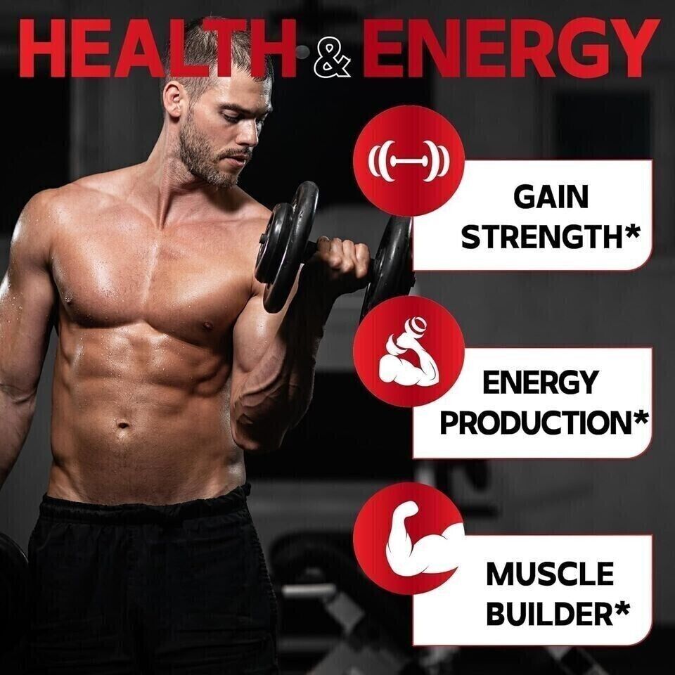 Testosterone Support Complex Natural Supplement for Men High Potency 30 caps