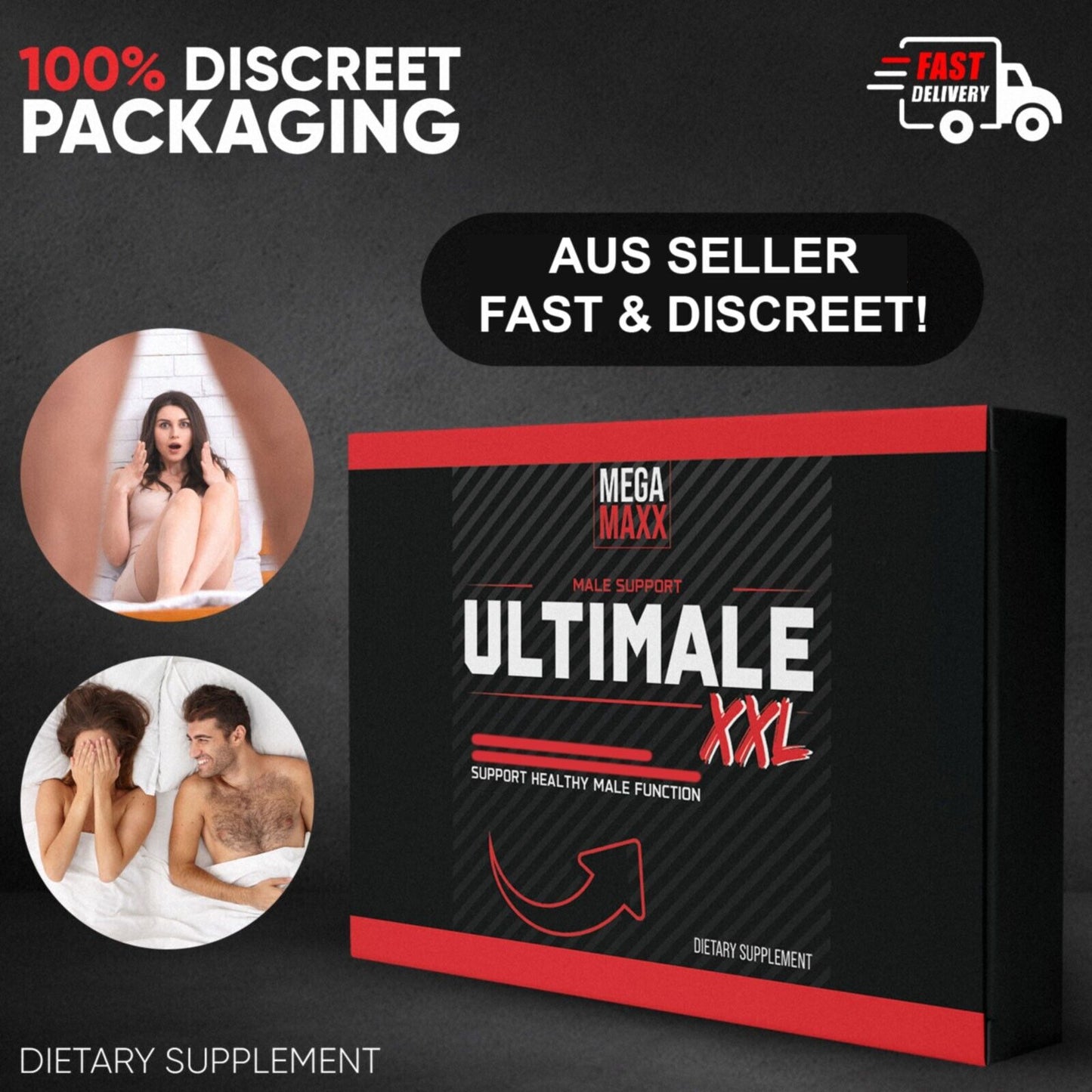Natural Mens Longer Delay Stamina Enhancer & Libido Supplement ULTIMALE XXL
