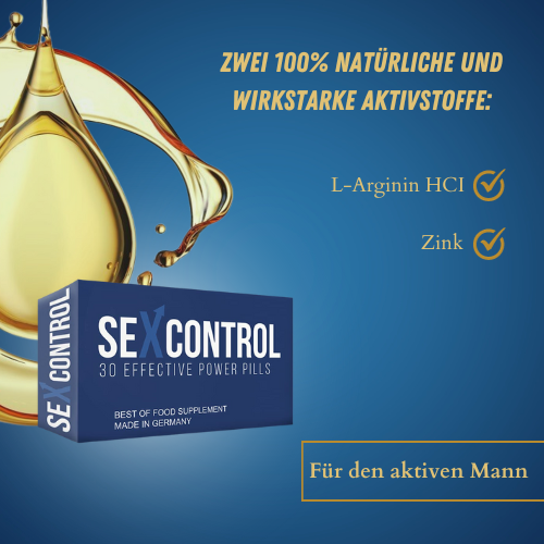 SEXCONTROL POTENCY SEX EROTIC FOR MEN EXTRA STRONG FORMULA 30+15 CAPSULES