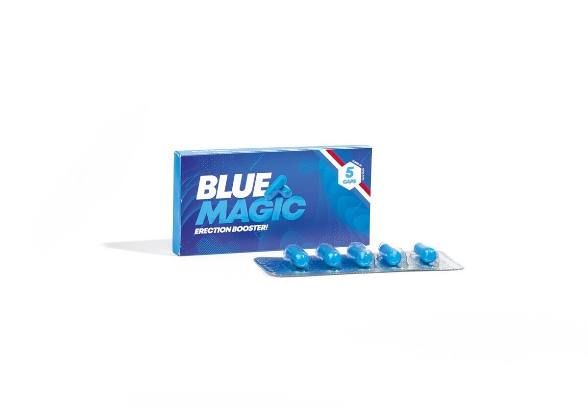 Blue Magic - Erection pill for hard and long-lasting erection! 5 pieces / tabs