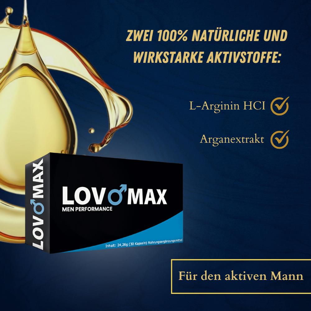3 +2 ~ 150 Extra strong sexual enhancer POTENCY Lovomax men from Germany