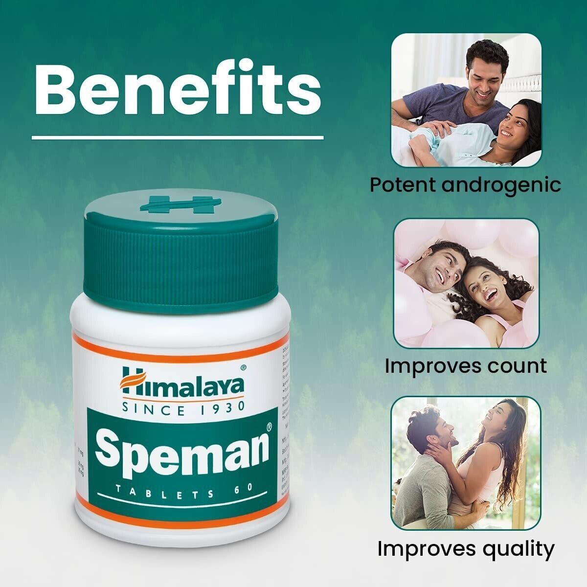 Himalaya Speman 60 Tablets for Men's Health Product...