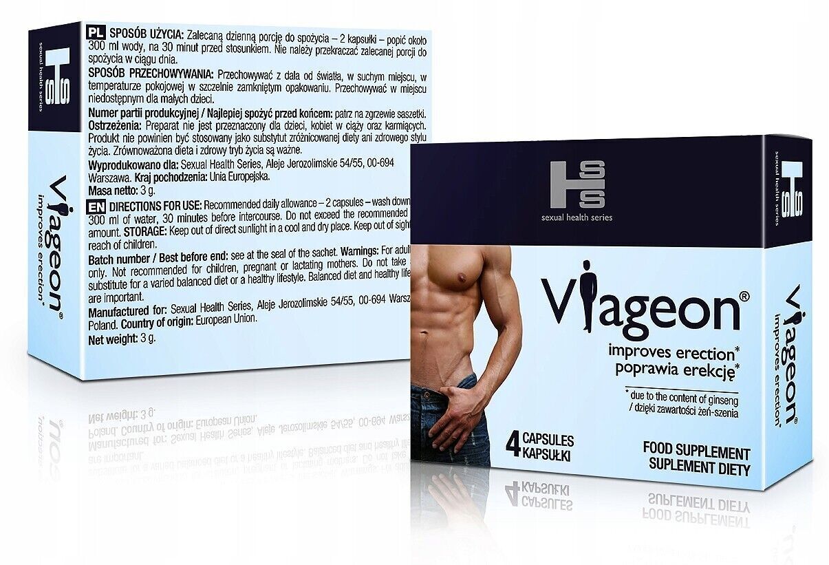 Viageon Potential Pills Strong Erection Potential Safer Sex 50 Tablets