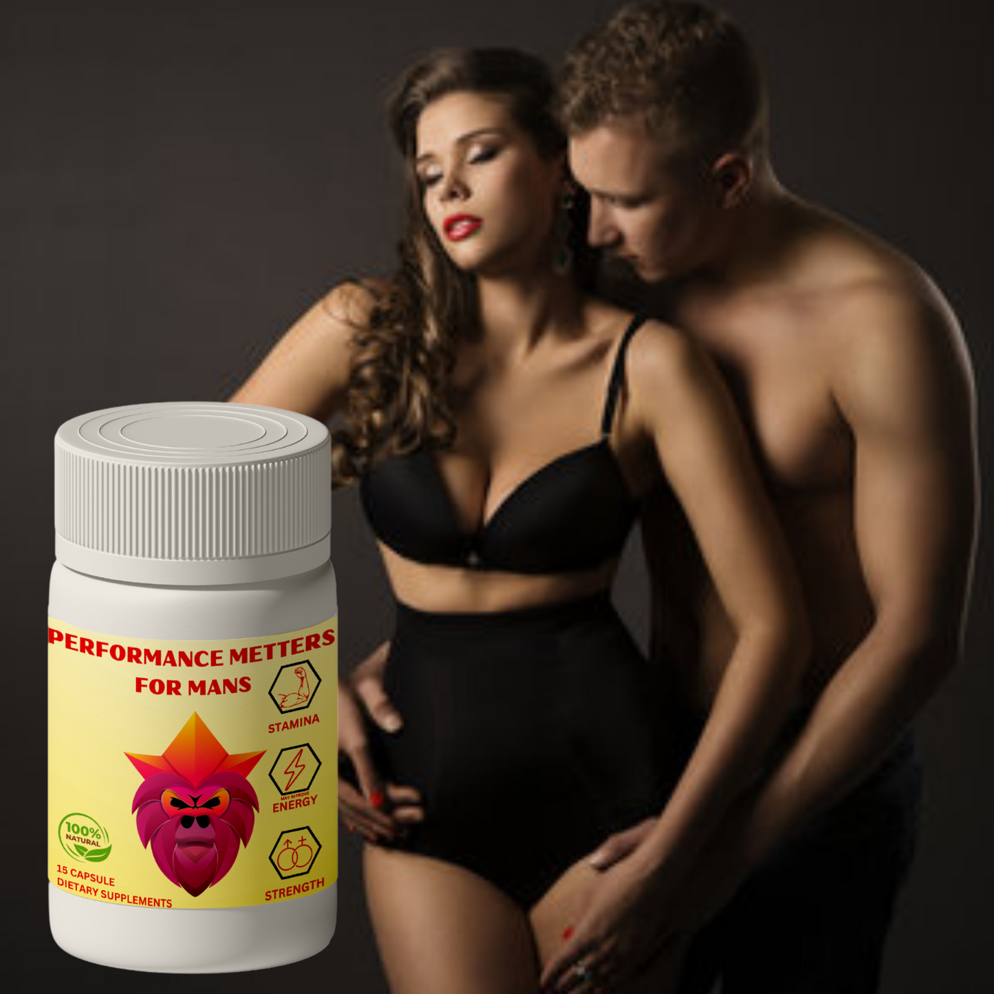 15 PERFORM PILLS FOR MEN MASCULINE ENDURANCE PERFORMANCE