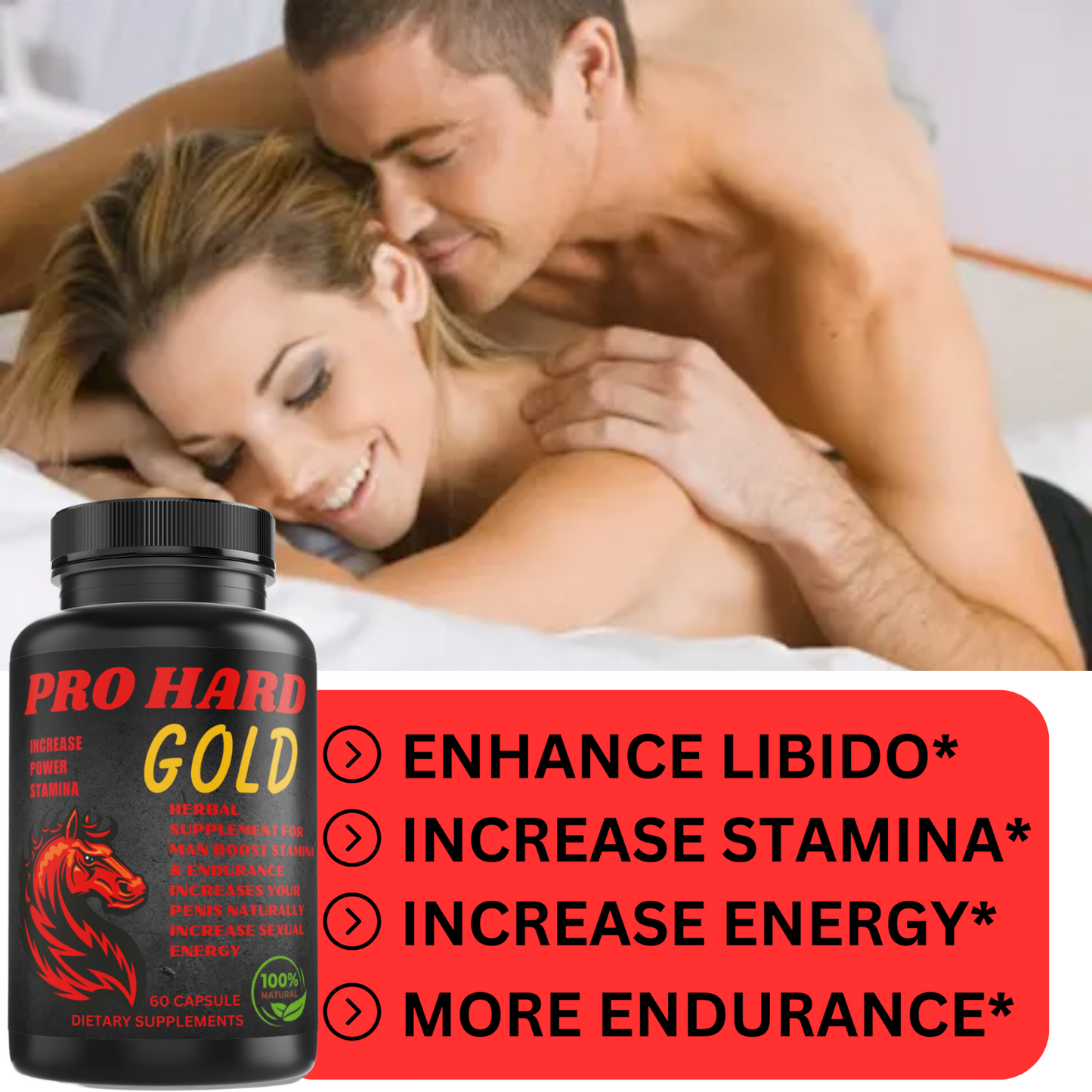 Herbal Sex Capsules for Sexual Power, Stay Hard, Last 60 Pills