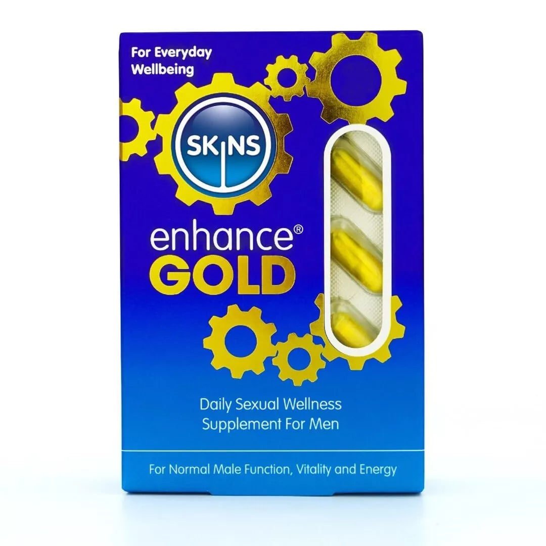Skins Gold Pills 30 Sexual Wellness Enhancement Supplement For Men 100% Natural