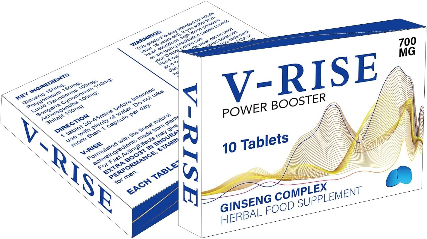 V-RISE Ultra Extra Strong 700MG | Maximum Duration, Immediate Effect, Without Contraindications, 100% Natural