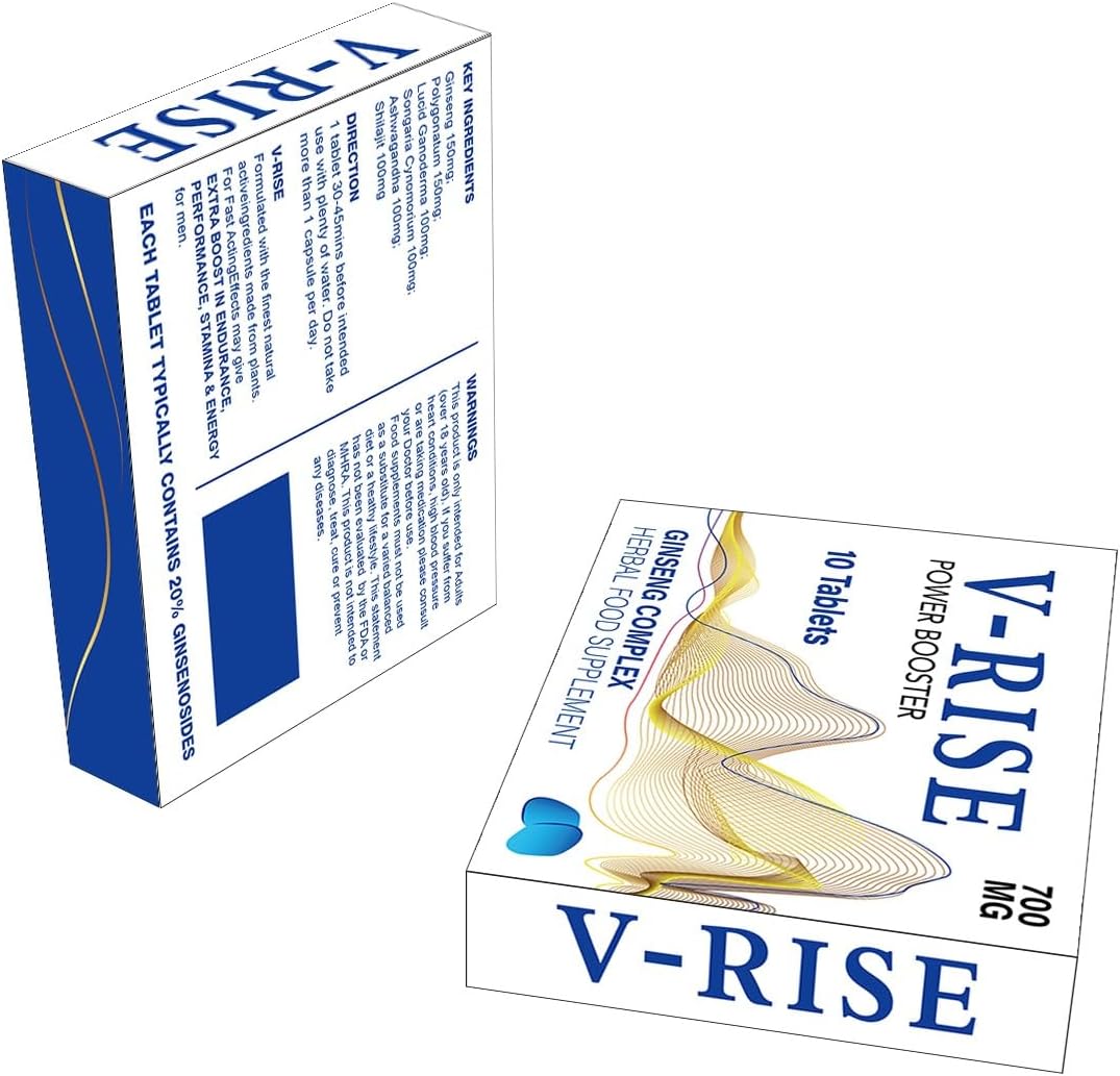 V-RISE Ultra Extra Strong 700MG | Maximum Duration, Immediate Effect, Without Contraindications, 100% Natural