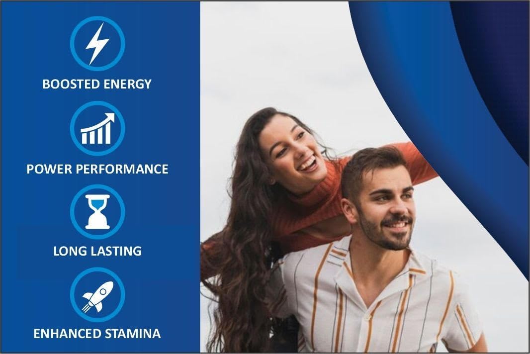 VIBIDO 900mg | Stronger | Longer | Harder | Performance | Extra Strength Enhancing Pills, Stamina Endurance Booster Supplement Pills for Men | 10 Ginseng Tablets
