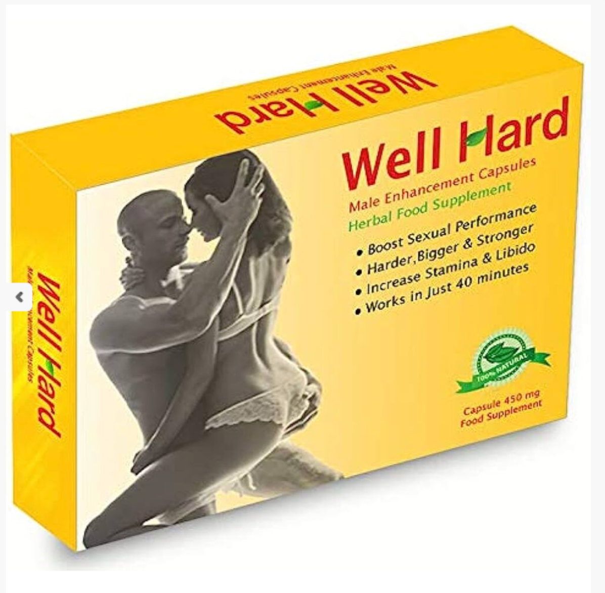 10X Ultra Strong Male Herbal Libido Sexual Enhancement 450mg Capsules