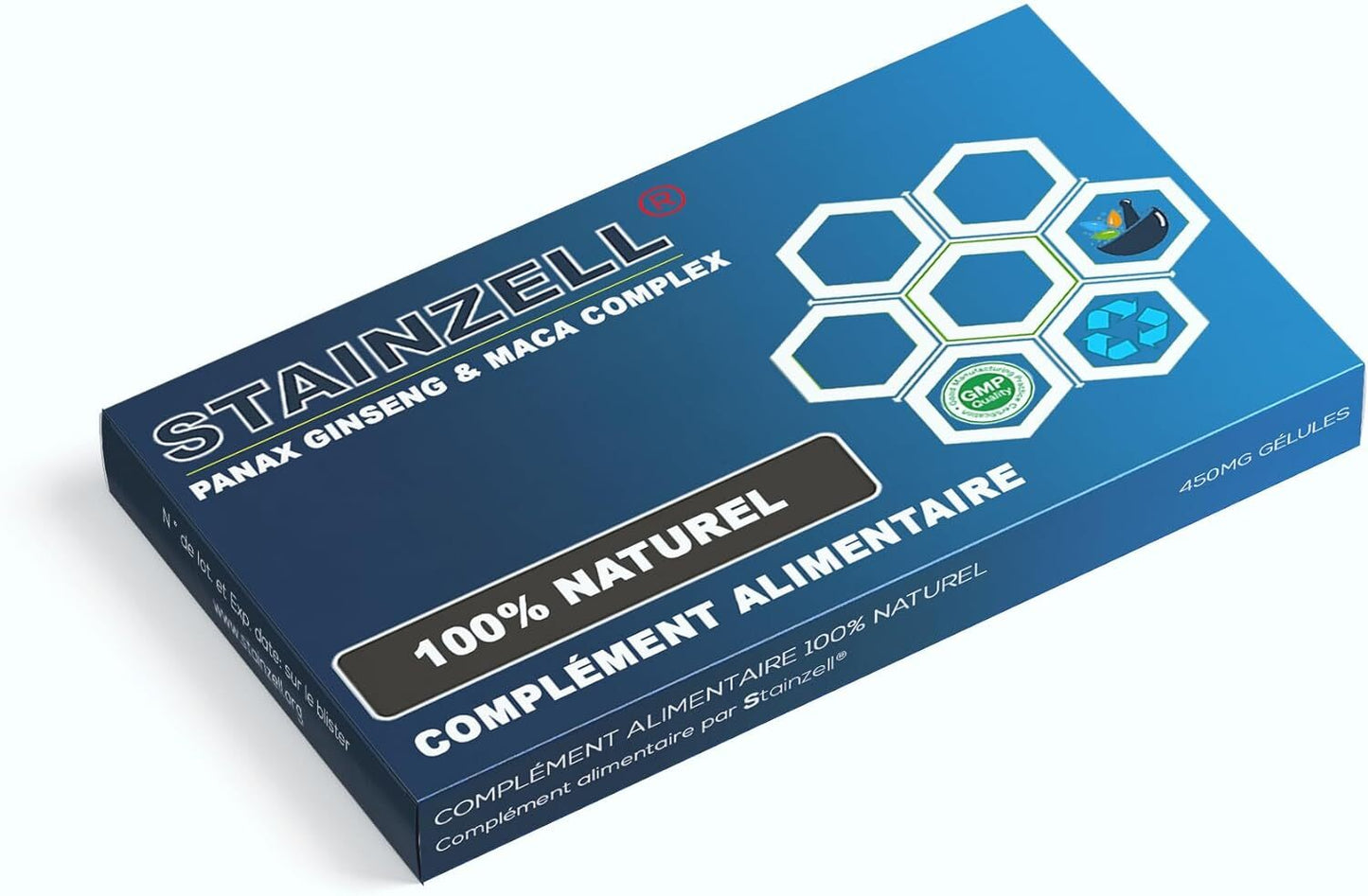 Stainzell - Panax Ginseng & Maca Dietary Food Supplement [12 Capsules]