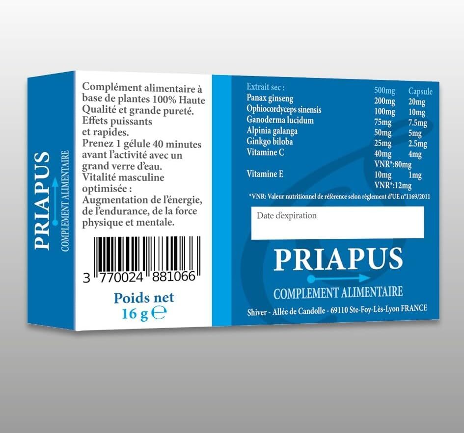Shiver - Ultra Powerful Priapus - Energy Increase | Performance | Endurance | - For men