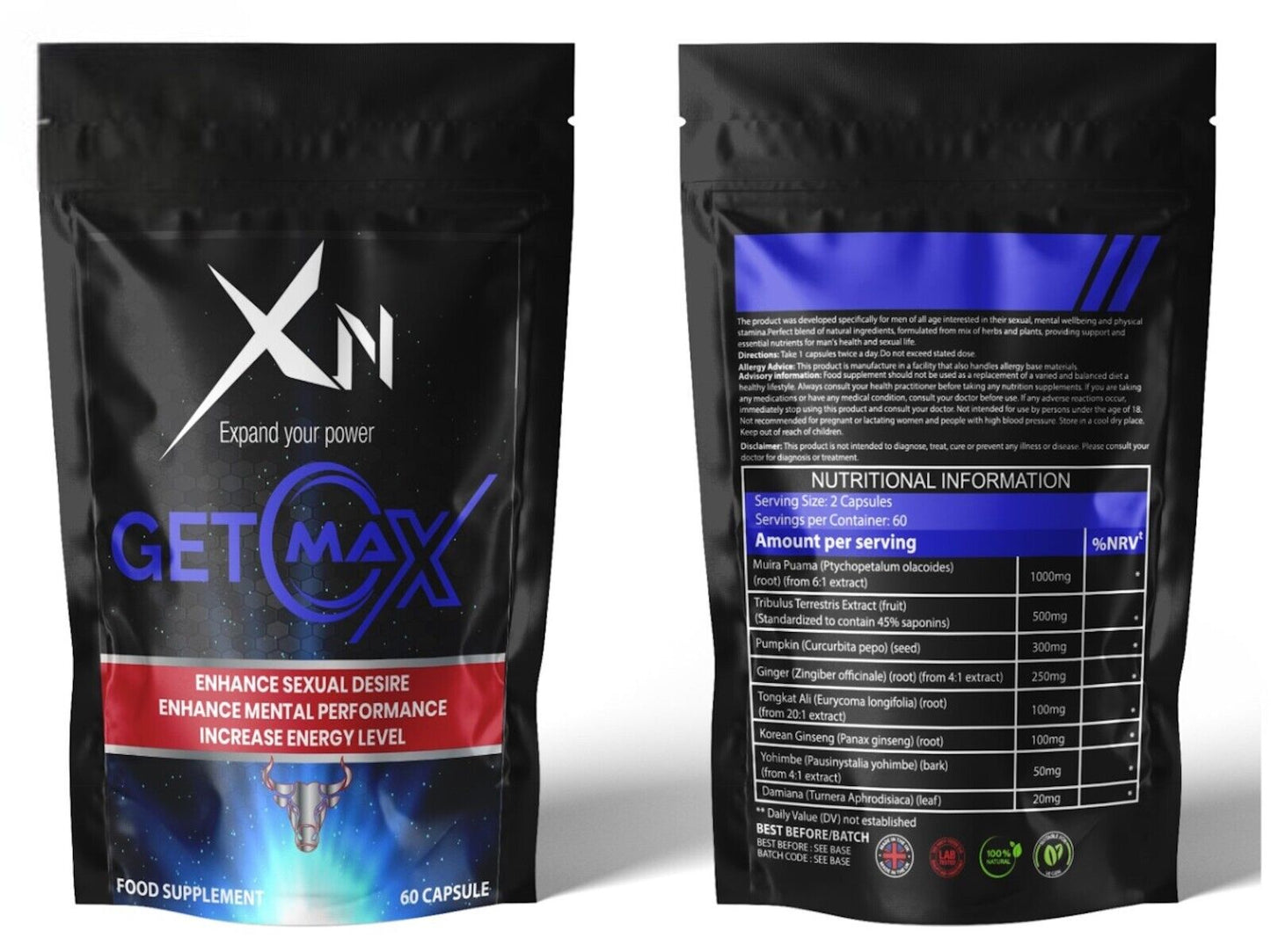 XN FORCE UP - Super Strong Hard Sexual Male enhancer for men capsules sex pills