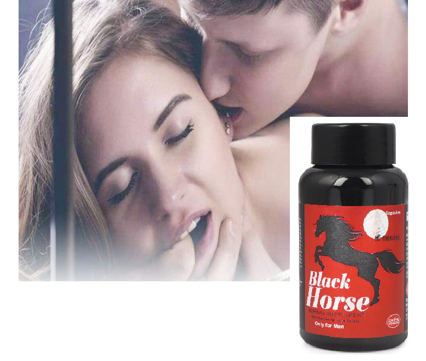 #1 New Black Horse Testo Ultra Enlargement For Men 60 Capsule
