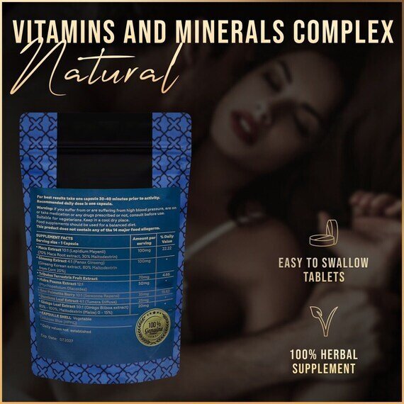 100 X 100mg The Best One® Sex Pills For Men Natural Libido Support Enhancement⭐️⭐️⭐️