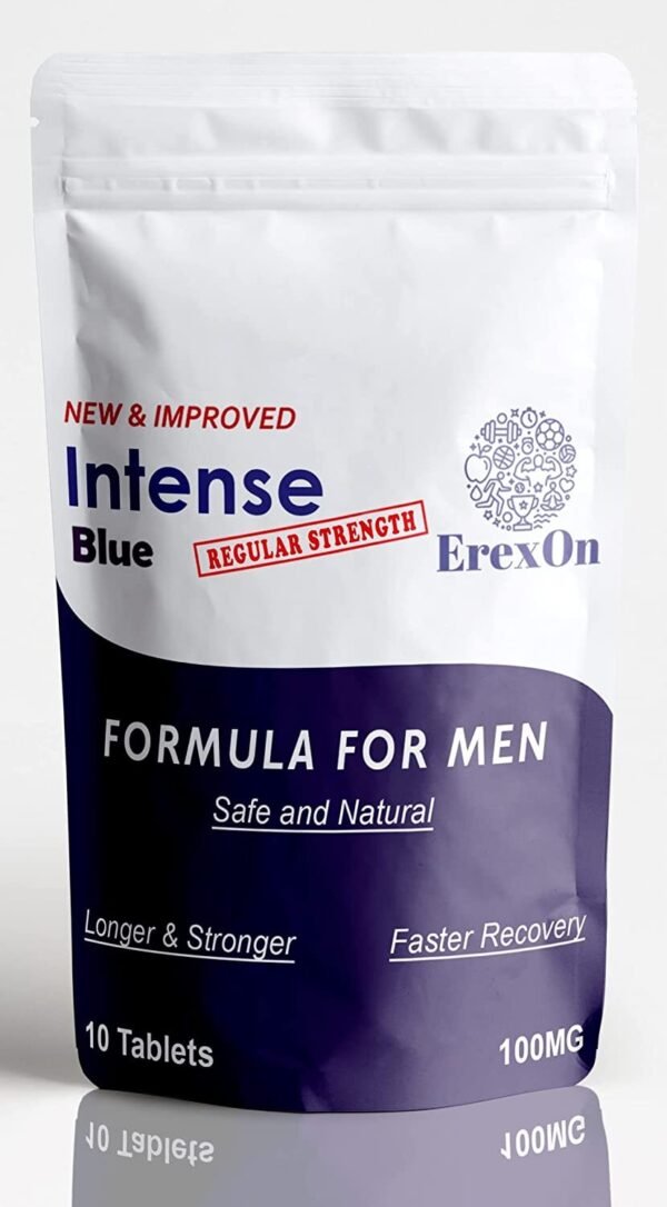 ErexOn - Intense Blue 10 Tablets - Herbal Supplement for Men