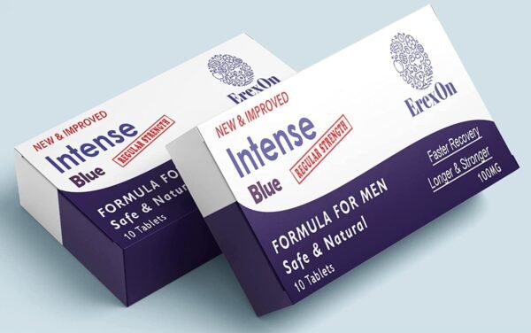ErexOn - Intense Blue 10 Tablets - Herbal Supplement for Men