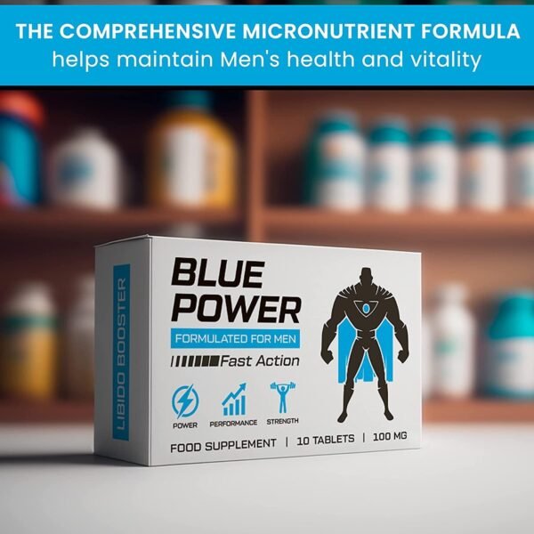 Blue Power 10 Pills 100mg - Designed to Boost High Stamina, Performance & Prolonged Results.⭐️⭐️