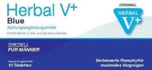 50 * ORIGINAL HERBAL V PLUS BLUE 100 Blue pills for adult men