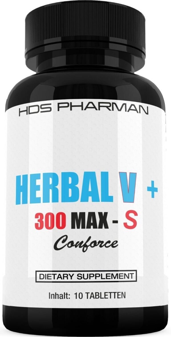 10 x ORIGINAL HERBAL V PLUS RED 300 S Red pills for adult men