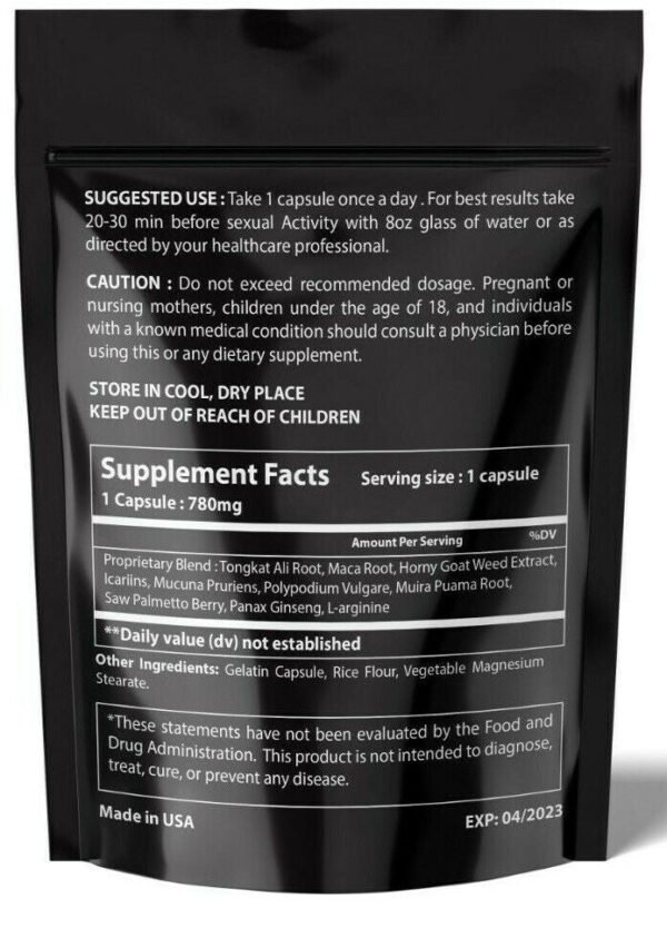 30 VENOM Male Enhancement Maximum strength Herbal sex pills -