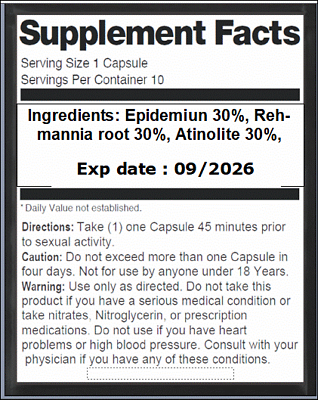 3729097630 20 Endowed Black Male Energy Boost pills EXTREME ENHANCE both sexes la pep xxxp