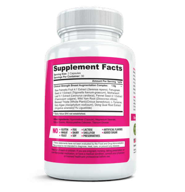 BUSTMAXX #1 Most Trusted All-Natural Breast Enlargement & Enhancement Supplement