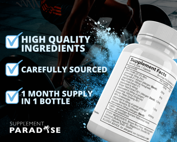 C+ Triple Performance - Male Enhancement Formula - 1 Month Supply (60 Caps)