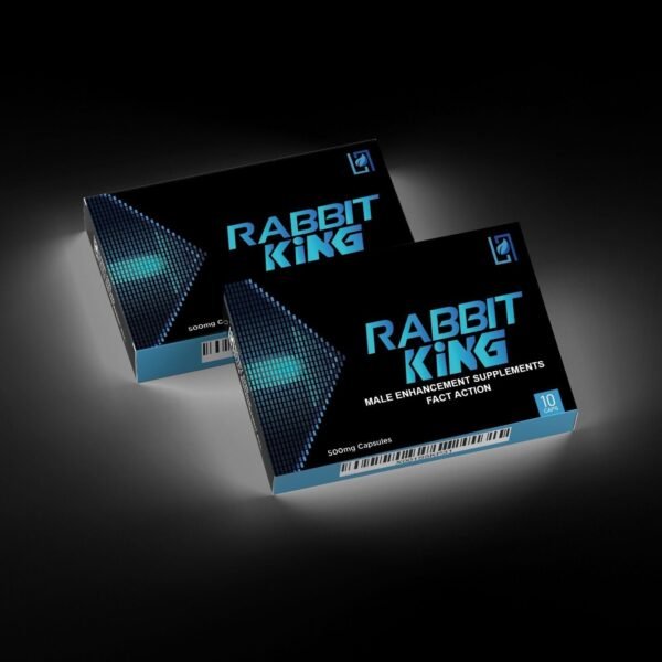 2X Rabbit King Extra Strong Male Enhancement Supplement 10 Capsules 500mg