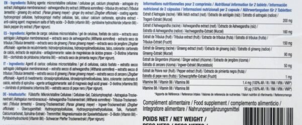 ERECTAB Erection and Virility 20 tabs Spanish Male Erection Strong Sexual Pills