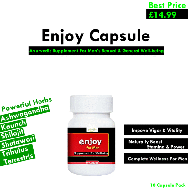 Enjoy Capsule For Men | Strength & Power | Weakness in Men Musli Herbs