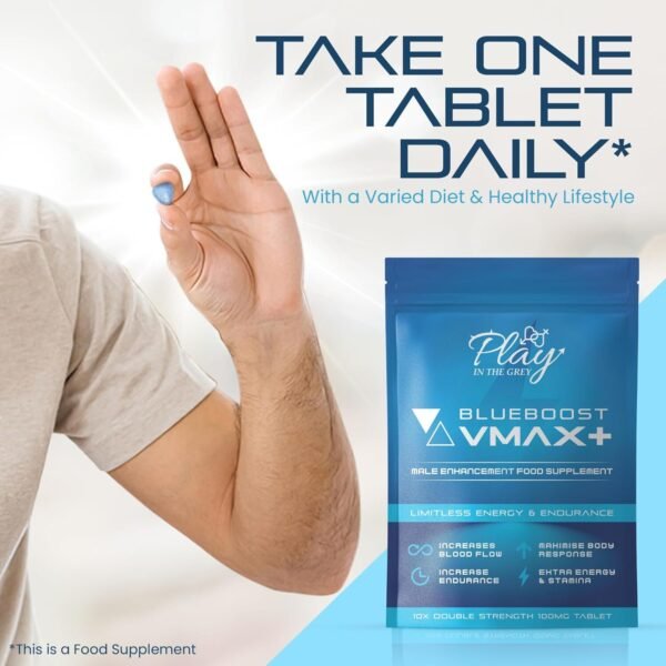 3901279833 Blue Pill | Herbal Supplement Blue Pills for Men | High Strength Performance Powerful Fast Acting Long Lasting Results | Enhancing Male Stamina & Endurance Booster Tablets