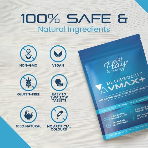 3901282012 Blue Pill | Herbal Supplement Blue Pills for Men | High Strength Performance Powerful Fast Acting Long Lasting Results | Enhancing Male Stamina & Endurance Booster Tablets