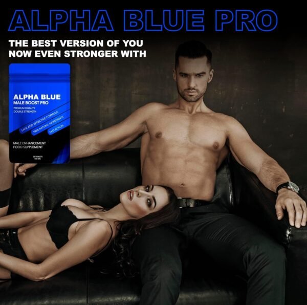 Alpha Blue Pro | 20 Tablets | Herbal Male Enhancement Food Supplement | Extremely High Strength |