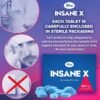 INSANE X 30 Tablets for Men Blue Elite 100mg - Enhanced Strength & Stamina