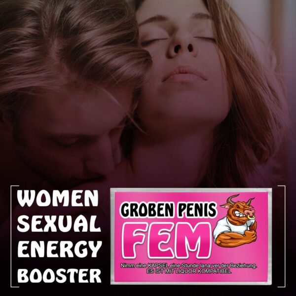 GROBENPENIS FEM Female Enhancement Increased Desires Supplement For Women 10X