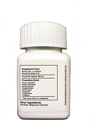 12 x Erectile Herbal Male Performance Formula / Free Shipping UK