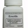 12 x Erectile Herbal Male Performance Formula / Free Shipping UK