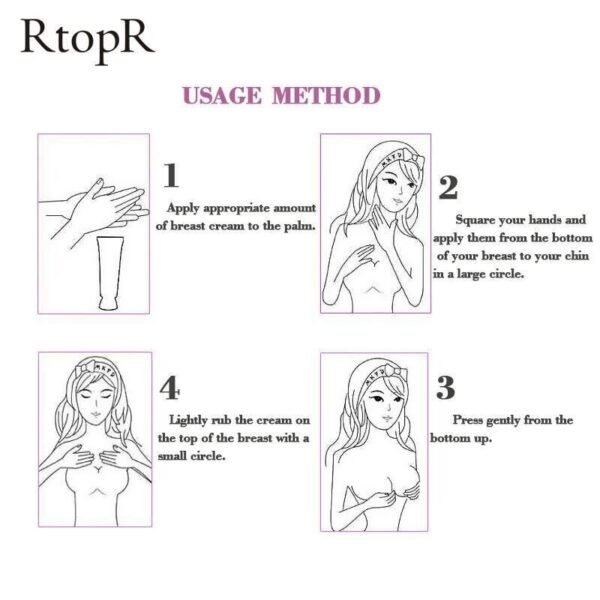 4099088772 Bigger Breasts Enlargement Cream, Estrogen Enzymes for Bigger Bust, Bigger Boobs