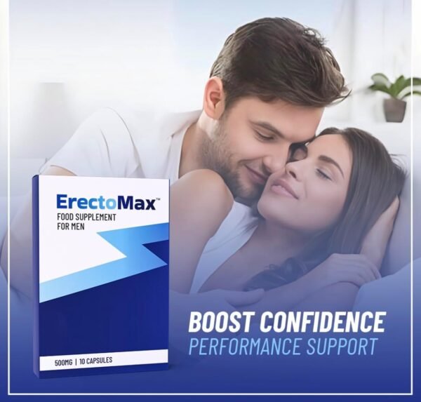 ErectoMax™ High Strength for Men’s Endurance & Stamina – 500mg Natural Herbal Energy Support Blue Pills for Men 10 Pills