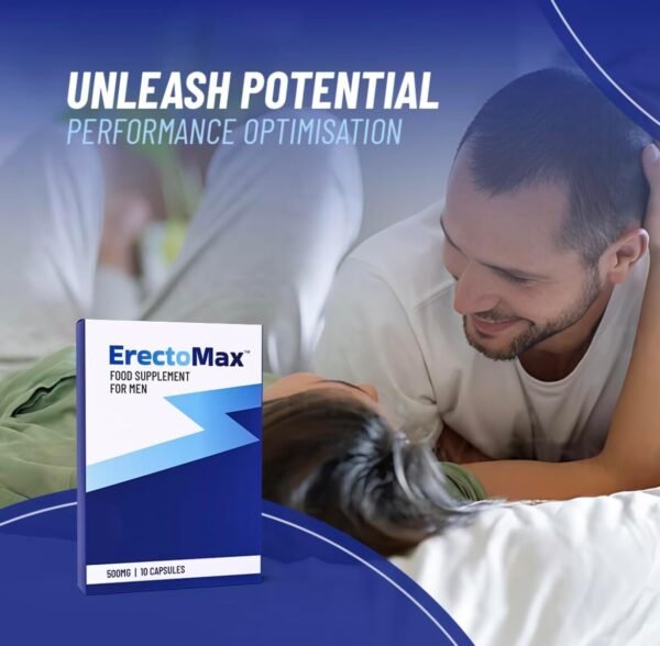 ErectoMax™ High Strength for Men’s Endurance & Stamina – 500mg Natural Herbal Energy Support Blue Pills for Men 10 Pills